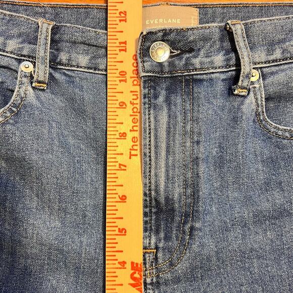Everlane The High Rise Skinny Jean Size 30 Medium Wash Denim Stretch Classic - Picture 6 of 8